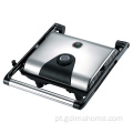 Anbo capa de aço inoxidável grill elétrico sanduíche Press Contato Grill Panini Maker